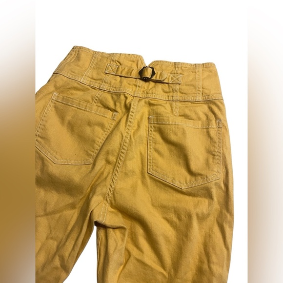 Ulla Johnson The Lou Hi Rise Flared Jeans Button Fly Rear Waist adjuster Sz 4 - Picture 9 of 14